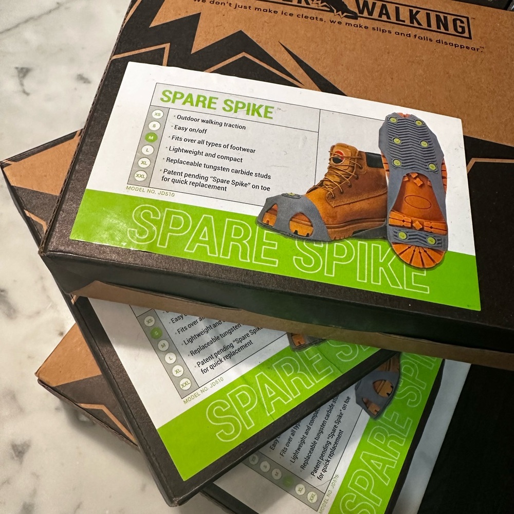 Winter Walking Spare Spike Ice Cleats - various sizes